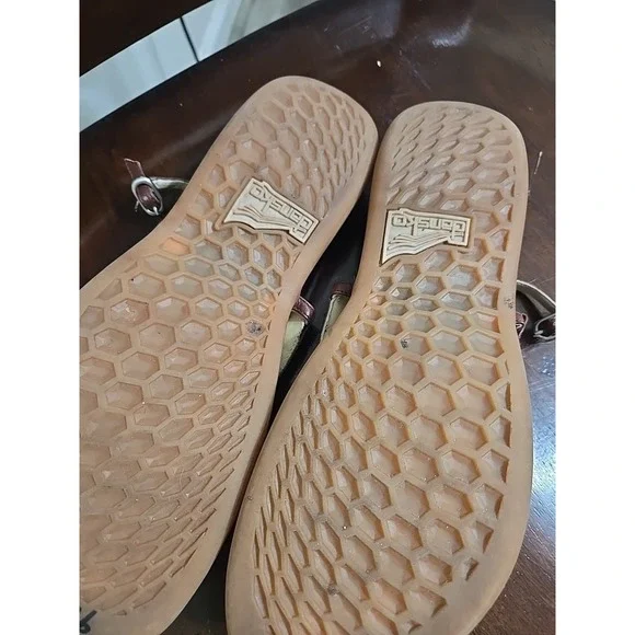 Dansko Sling Back Open Toe Womens Sandal Shoes Sz 38 Or US 8 Brown Leather - Picture 8 of 9